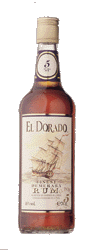 El Dorado 5 Years Old Demarera Rum label unavailable