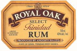 Angostura Royal Oak Select label unavailable